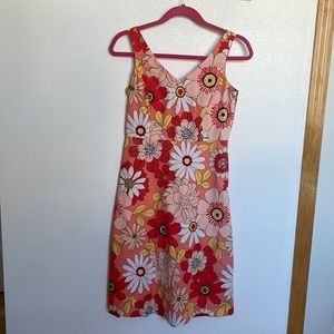 Flowers dress size 2 by Casual Corner ANNEX